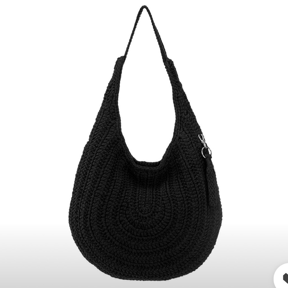 The Sak Blue Crochet Hobo Bag